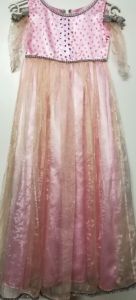 Kids Costumes to Hire - Pink Dress- Sequin Bodice - Long - Girl